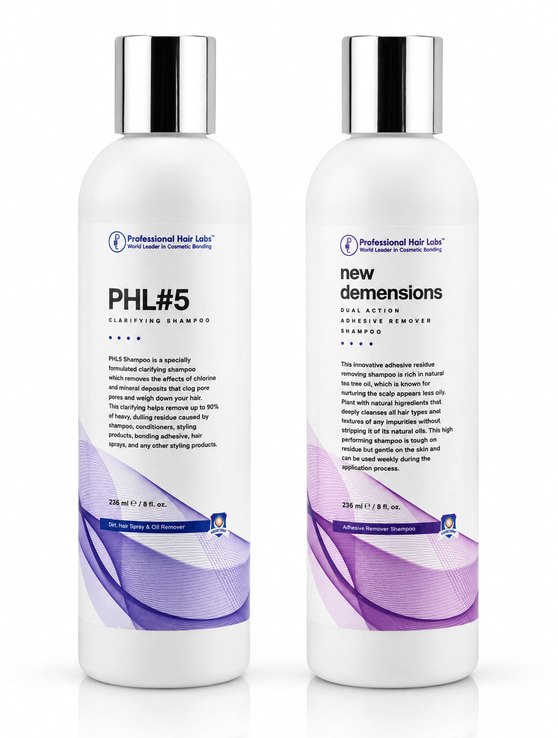 Набор : Шампунь New Demensions Dual Action Shampoo + Шампунь PHL#5, 2*236 мл