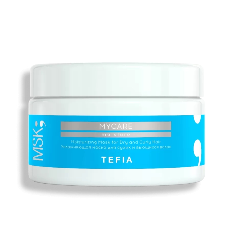 Увлажняющая маска Tefia Mycare moisture для сухих и вьющихся волос (250 мл)